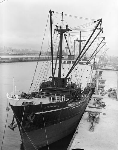 Negative - 'Yarrunga' Cargo Ship, Melbourne, Victoria, 1958