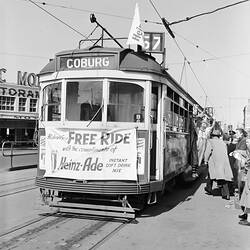 H. J. Heinz Co Pty Ltd, Decorated Tram, Melbourne, Victoria, 1958