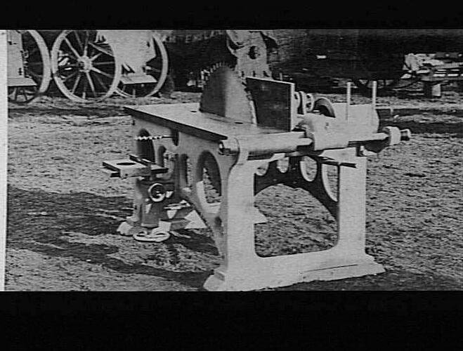 Photograph - R Hornsby & Sons, Circular Saw Bench, 1889