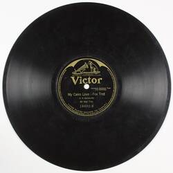 Disc recording - Victor., "Ev'rybody Shimmies Now" and "My Cairo Love", All Star Trio, 1919