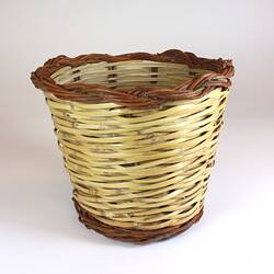 Hand made cane basket.