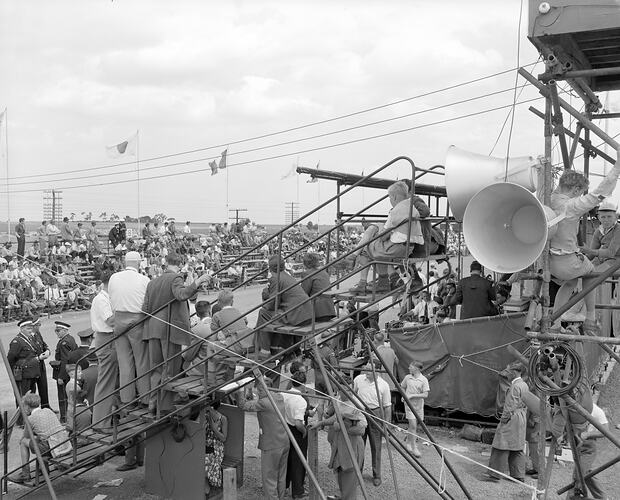 Spectators at a Cycling Race, Olympic Games, Victoria, 1956