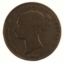Coin - Half Sovereign, Australia, 1856