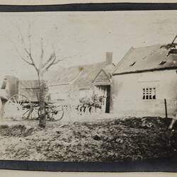 Photograph - Building Damage, Albert, France, Private John Lord, World War I, 1916