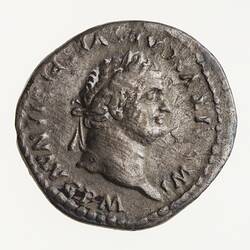 Coin - Denarius, Emperor Titus Flavius, Ancient Roman Empire, 80 AD
