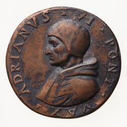 Electrotype Medal Replica - Pope Adrian VI, 1522
