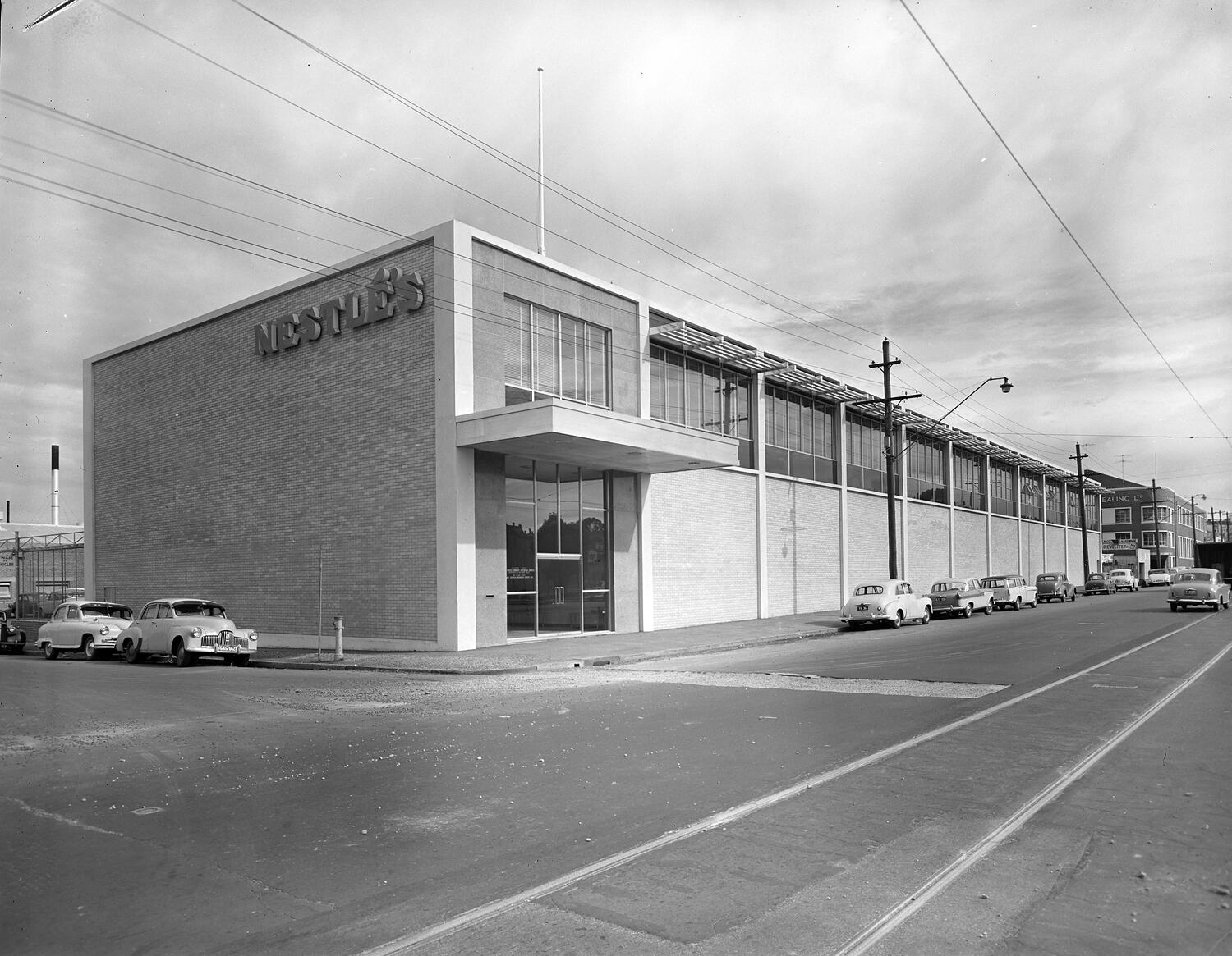 Negative - Nestle Co., Building Exterior, Flemington, Victoria, 05 May 1959