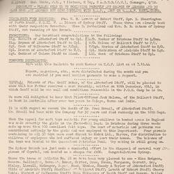 Bulletin - 'Kodak Staff Service Bulletin', No 29, 07 Oct 1944