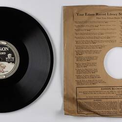 Disc Recording - Edison, Double-Sided, 'Berezynka' & 'Serenada', 1924-29
