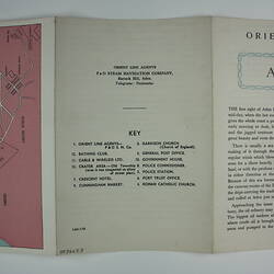 Booklet - 'Aden',  Orient Line, 1955