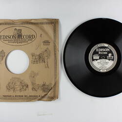 Disc Recording - Edison, Double-Sided, 'Miserere Il Travatore' & 'Anvil Chorus Il Travatore', 1923-29