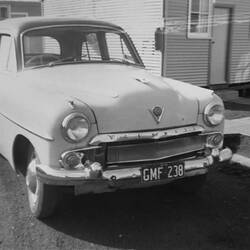 Digital Photograph - James Forbes Vauxhall Car, Broadmeadows Migrant Hostel, Melbourne,1962