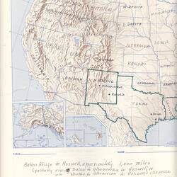 Map -  Map of the United States of America, Rand McNally & Company, circa 1982