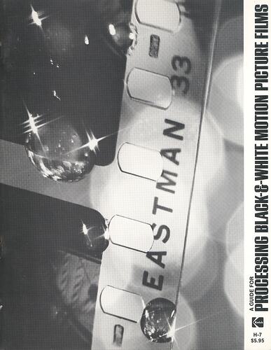 Cover page with close-up photograph of film strip.