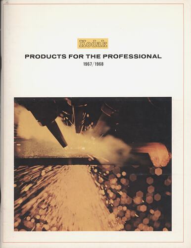 Cover page with photograph of welding.