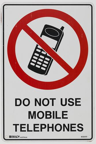 Sign - Do Not Use Mobile Telephones