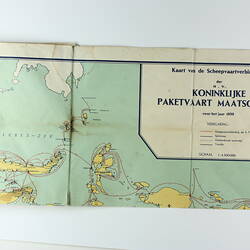 Map - KPM Shipping Line Routes, Dutch East Indies, 1939