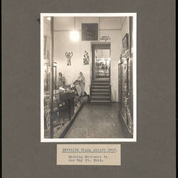 Photograph - Kodak Australasia Pty Ltd, 'Interior Plaza Arcade Shop Showing Entrance to Our Hay Street Shop', Perth, circa 1930s