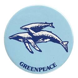 Badge - Greenpeace, circa 1980