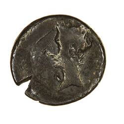 Coin - Quinarius, Emperor Augustus, Ancient Roman Empire, 25-23 BC - Obverse