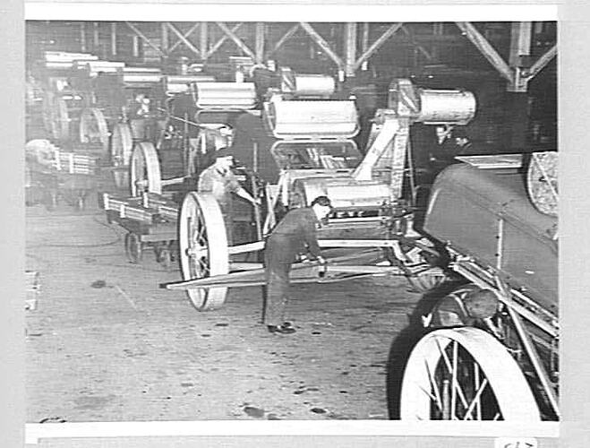 ASSEMBLING NO. 4 HEADERS: AUG 1949