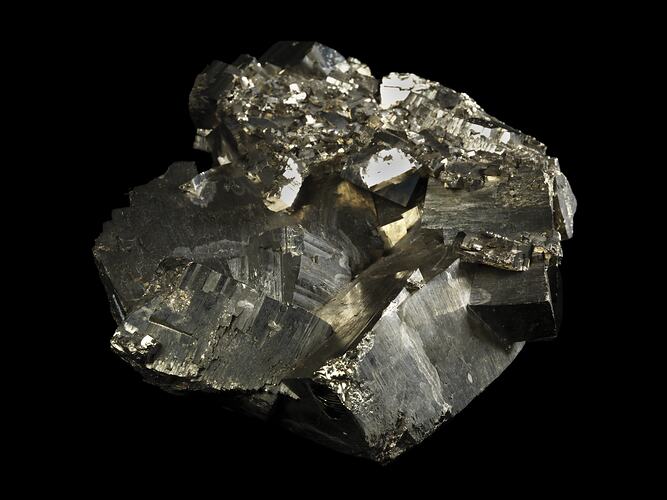 Brassy pyrite specimen.