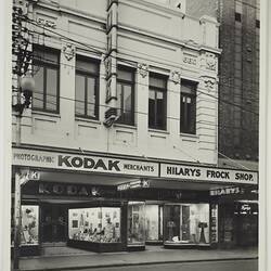 Photograph - Kodak Australasia Pty Ltd, Shop Exterior, Perth, Western Australia, circa 1940s