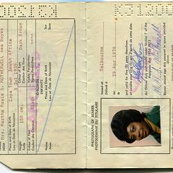 Passport - Australian, Martha Mavis Sylvia Motherwell, 1976-1981