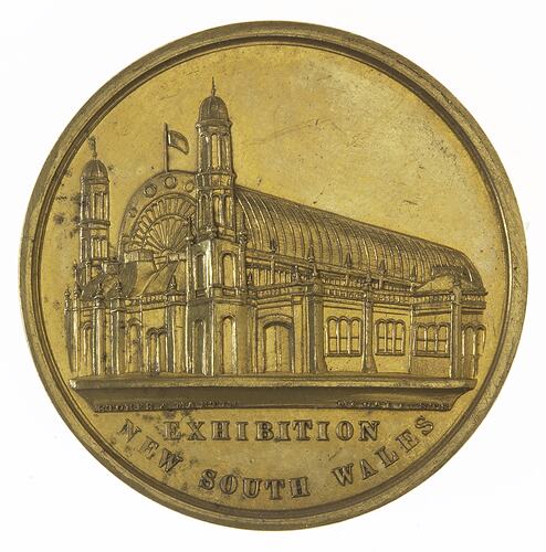 Medal - New South Wales Exhibition, c. 1877 AD