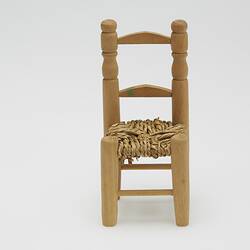 Miniature Chair - Mirka Mora, Wooden With Woven Seats, circa 1960s