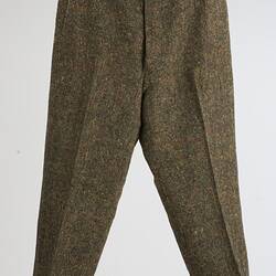 Trousers - Brown Tweed, Ichizo Sato Tailor, South Yarra, circa 1910