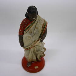 Indian Figure - Hindu Woman of Low Caste, Pune, Clay, circa 1880