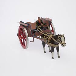 Agricultural Model - Wagon & Horse, Domenico Annetta, Melbourne, circa 1994