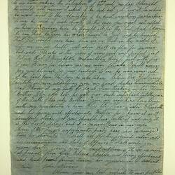 HT 57198, Letter - John Stevens, Daisy Hill, Victoria To Henry Giles Snr, England, 28 May 1855 (MIGRATION), Document, Registered