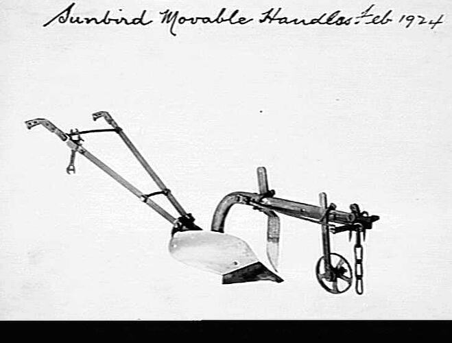 `SUNBIRD' MOVEABLE HANDLES: FEB 1924