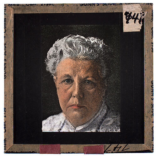 Lantern Slide - Universal Opportunity League, Female Portrait
