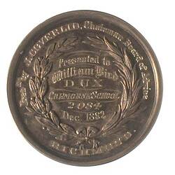 Australia, The Victoria Medal, Reverse