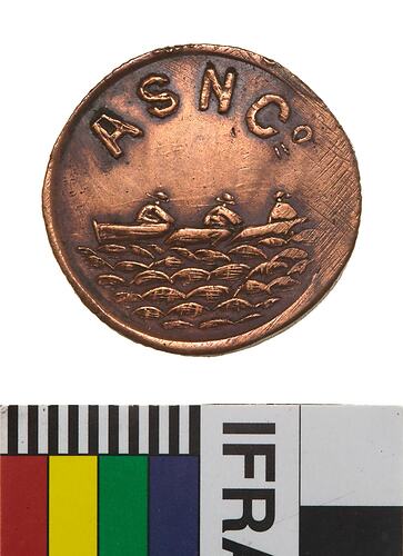 Australasian Steam Navigation Company Token Penny