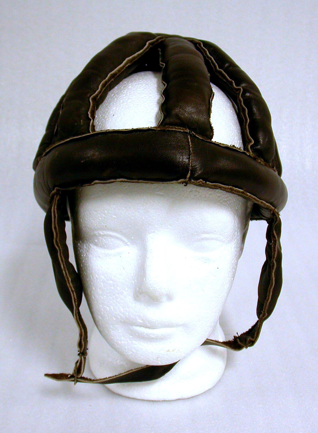 Helmet Bicycle, Brown Leather, circa 19301939