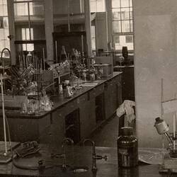 Digital Photograph - Control Laboratory, Monsanto Chemicals Australia, West Footscray, 1956