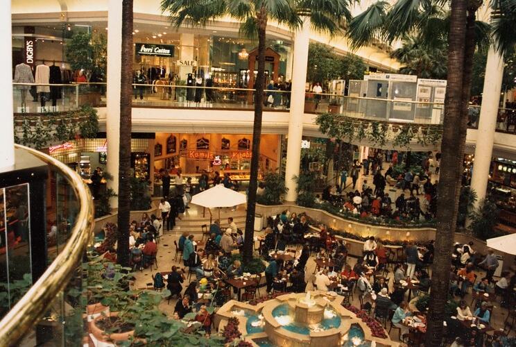 Digital Photograph - View of the Food Court, Chadstone Shopping Centre, 1990s