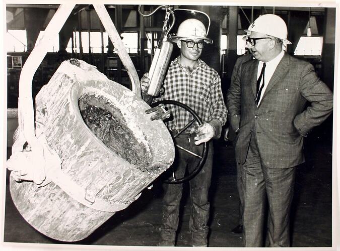 Photograph - Official Opening of the Sunshine Foundry by Premier Bolte, 16 Nov 1967