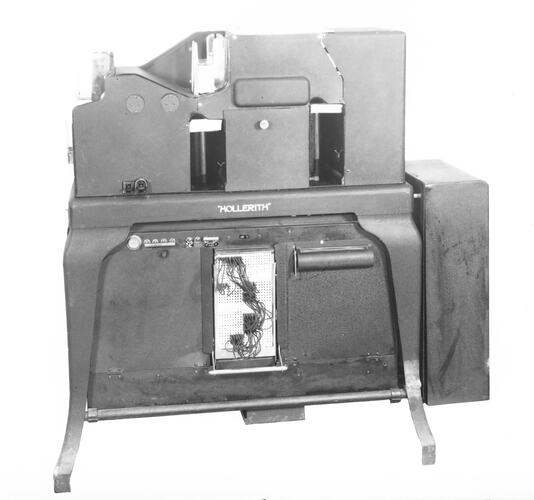 Hollerith punch card machine
