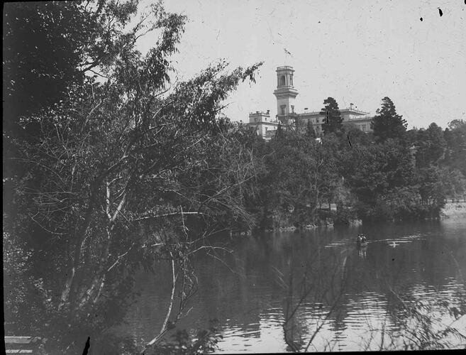 Lantern Slide - Royal Botanic Gardens, Melbourne, Victoria, Date Unknown. [BA 1271]