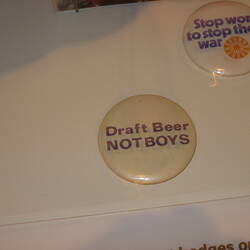 Badge - Draft beer not boys