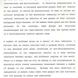 Booklet - 'Towards a Fairer Immigration System for Australia', 1992