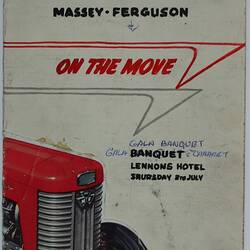 Draft Program - 'On the Move', Massey-Ferguson, 1958