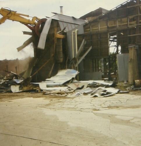 Photograph - Massey Ferguson, Demolition of Factory, 1988
