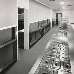 Photograph - Kodak Australasia Pty Ltd, View of Serving Area of Kitchen in Amenities Building 9, Kodak Factory, Coburg, circa 1965
