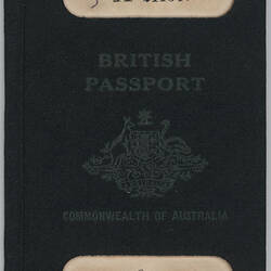 Passport - Issued to Mrs H. Sigalas, by Commonwealth of Australia, 1939